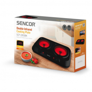 Sencor SCP 2263BK infrav&ouml;r&ouml;s főzőlap